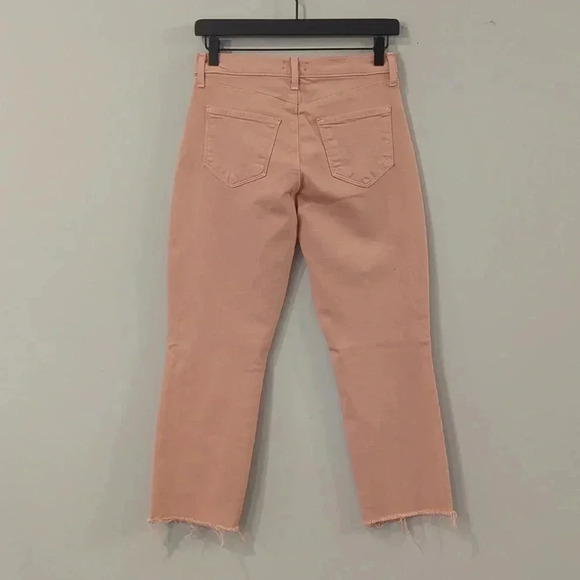 L'AGENCE Jeans Light Pink size 26 Cropped Raw Hem‎ - Picture 6 of 12